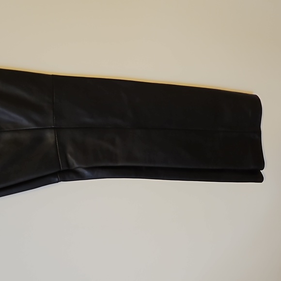 DANIER - Italian Leather Black pants size 4 - Picture 4 of 15